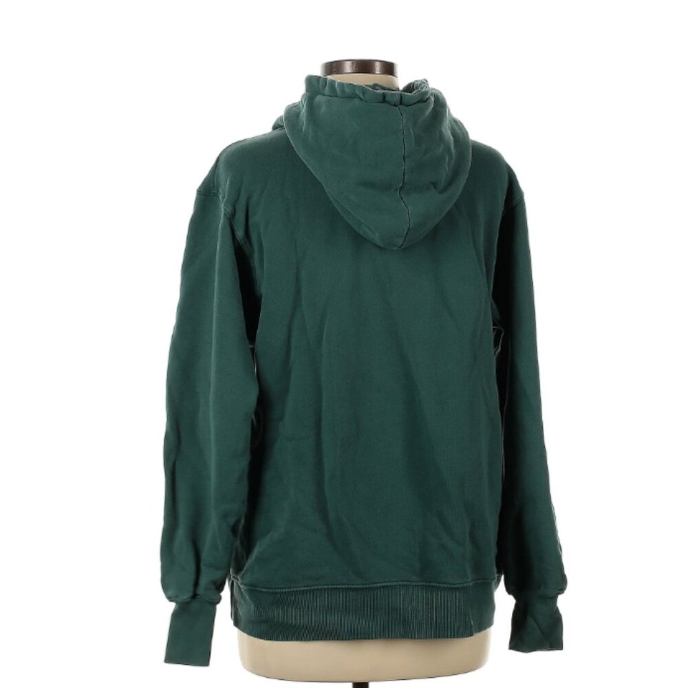 Joah Brown Oversized Empire Hoodie Sweatshirt in Jade One Size - Picture 3 of 5